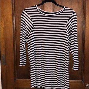 Striped dress top